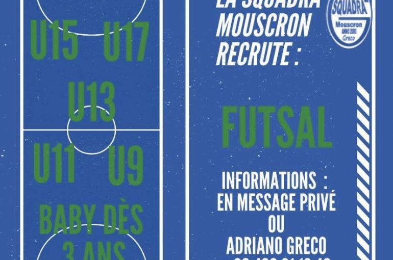 La Squadra Mouscron recrute