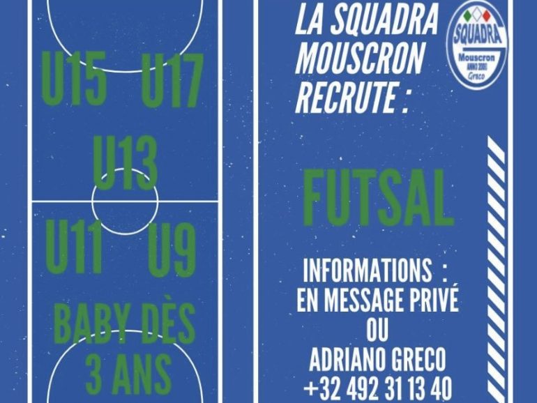 La Squadra Mouscron recrute