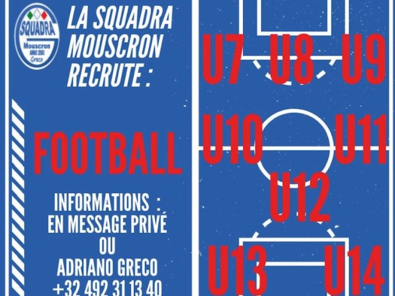 La Squadra Mouscron recrute