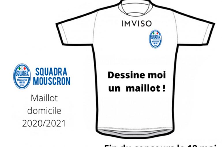 Dessinez le maillot de la Squadra Mouscron pour la prochaine saison !