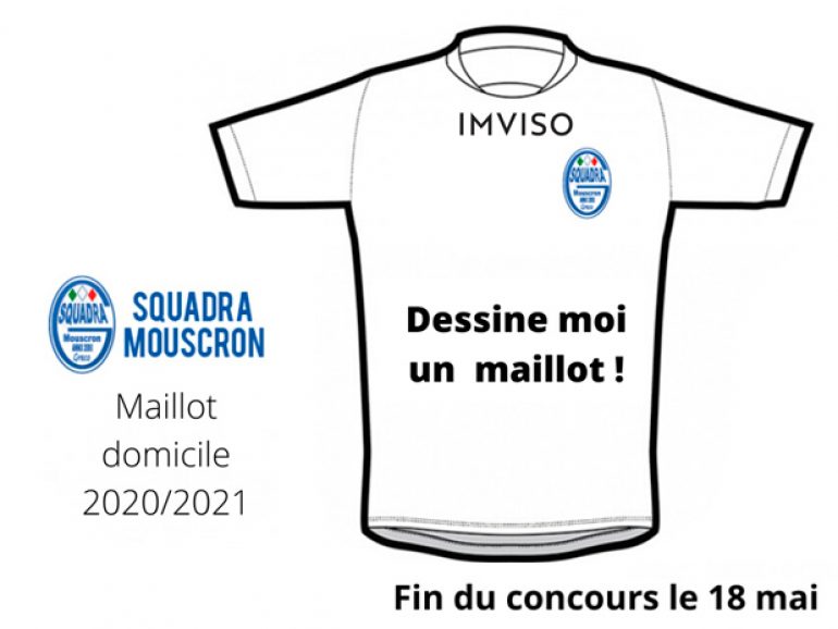 Dessinez le maillot de la Squadra Mouscron pour la prochaine saison !