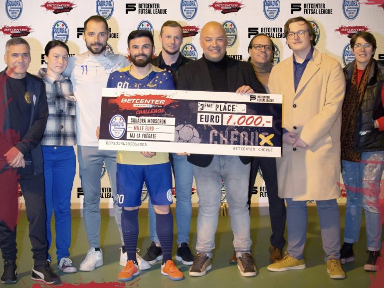 La Squadra sur le podium du Betcenter Freestyle Futsal Chalenge !!!