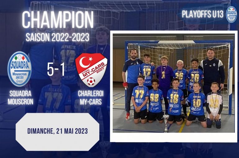 🥇Champions U13 saison 2022-2023