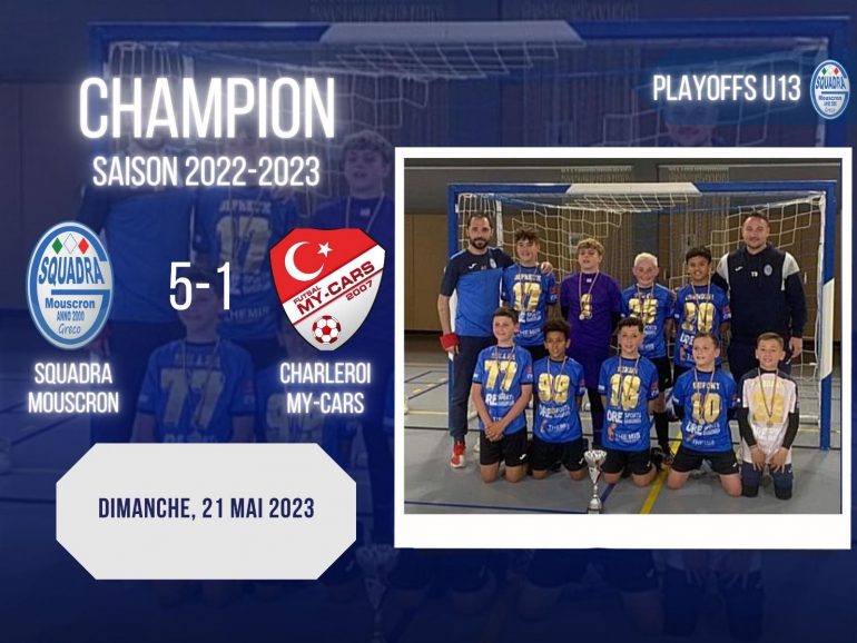 🥇Champions U13 saison 2022-2023