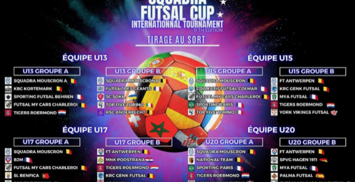 🏆Squadra Futsal Cup 2024🏆🚨Tirage au sort🚨