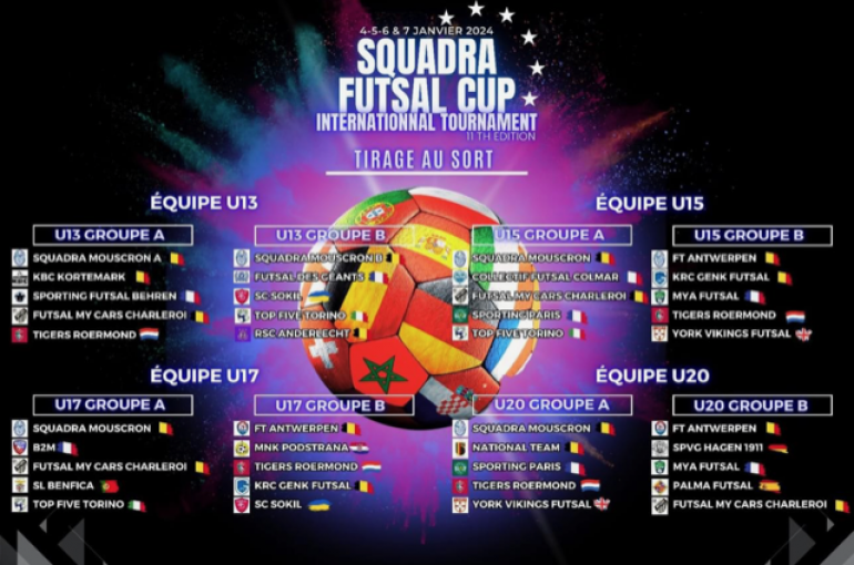 🏆Squadra Futsal Cup 2024🏆🚨Tirage au sort🚨